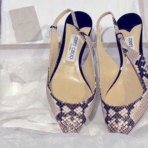 Authentic Jimmy Choo Heels, size 38.5 worn once